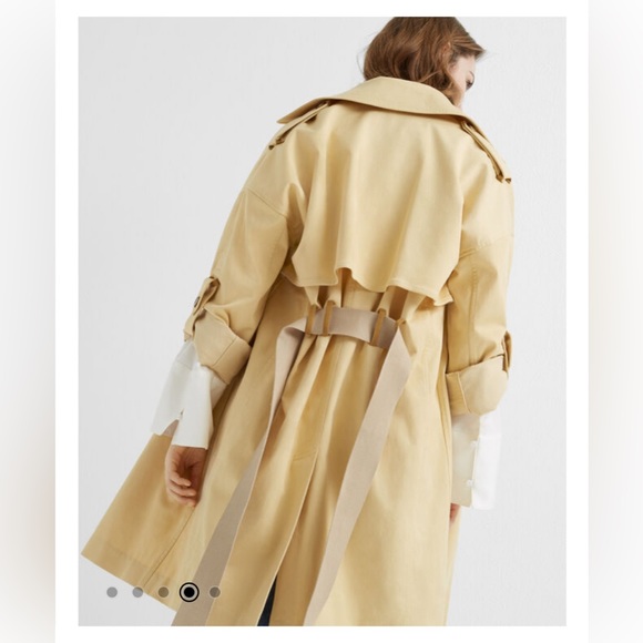 Club Monaco Trench Coat Sz Small - Picture 6 of 11